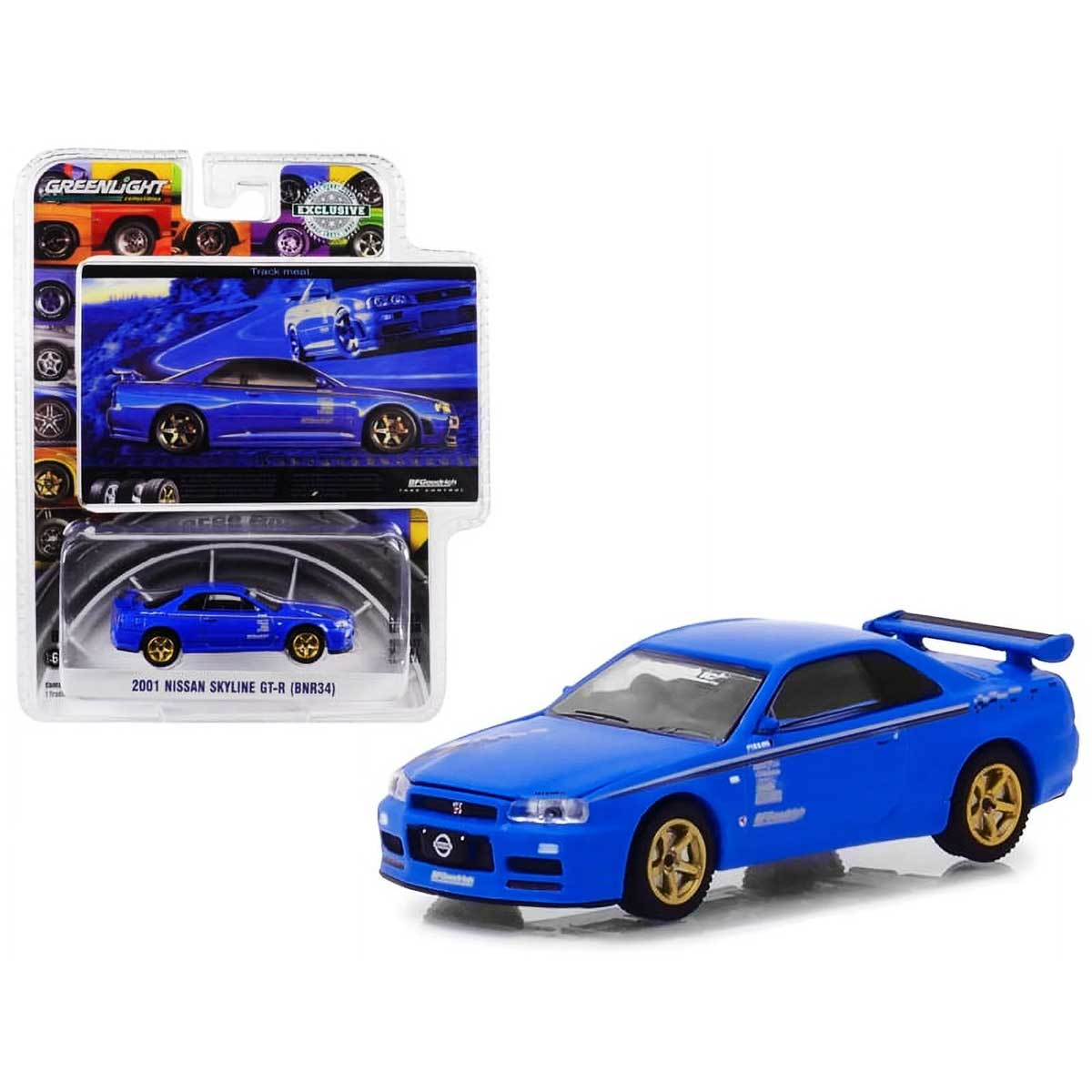 R34 GT-R 1:64 Blue