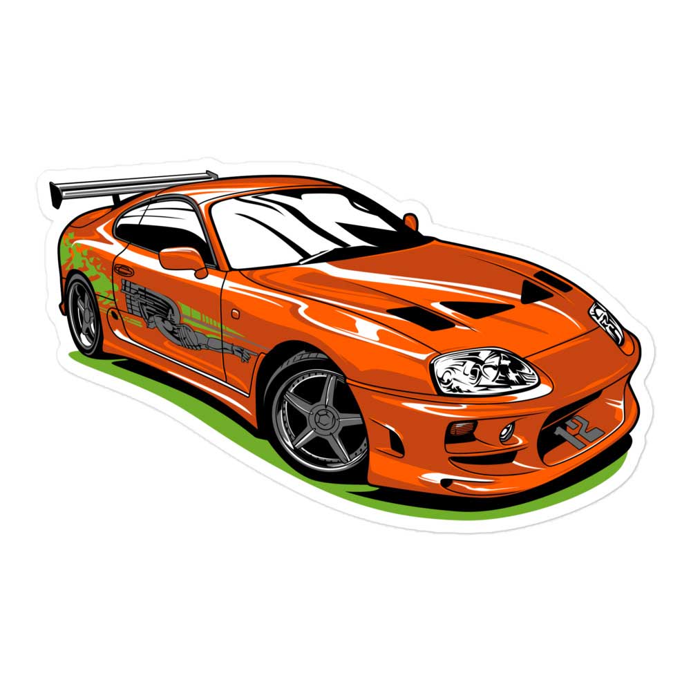 Fast Supra Sticker